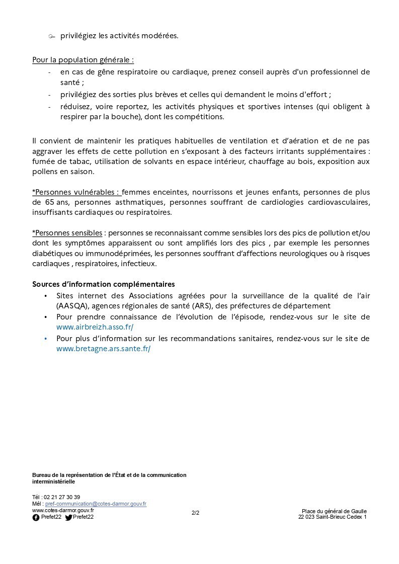 pollution Ozone et la situation en cours 2