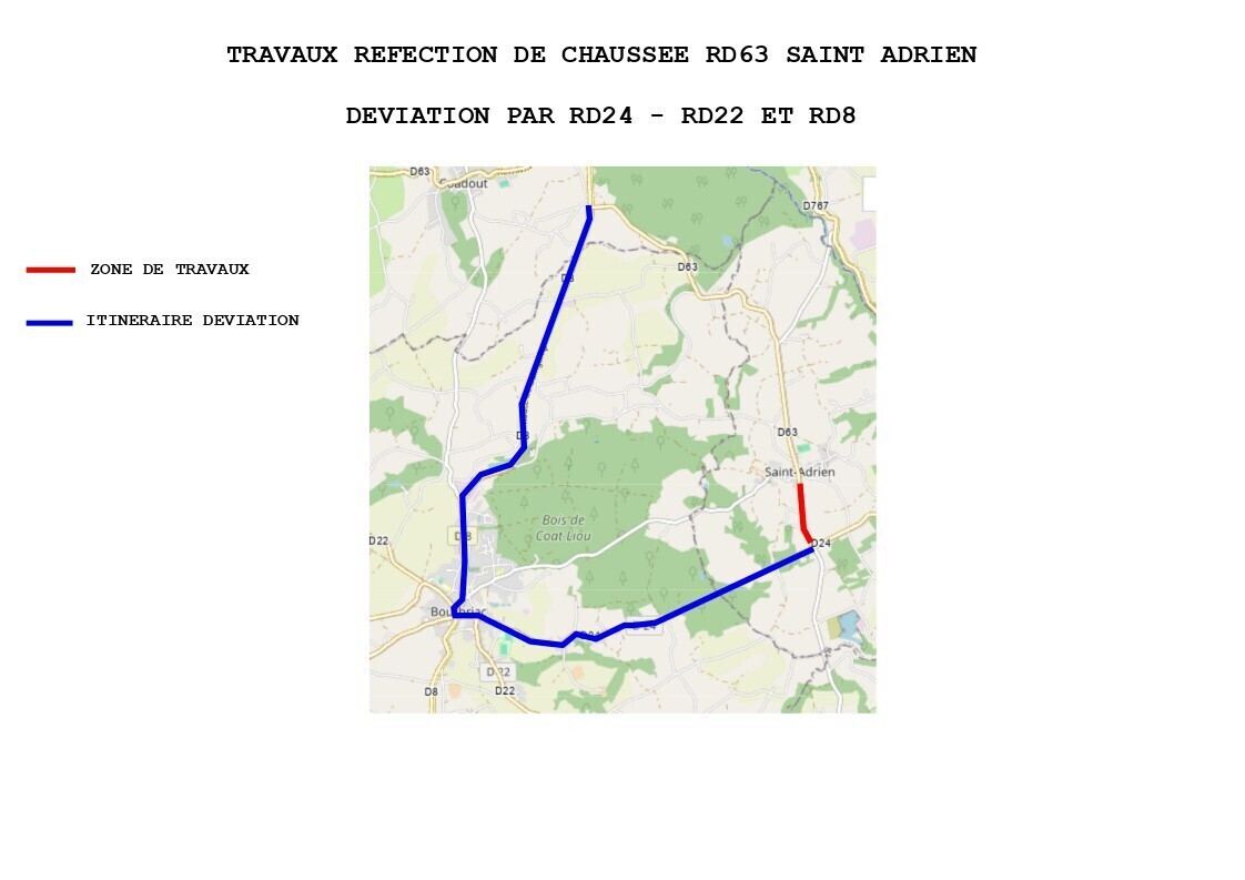 sur la D63, du 29 juin 2026 au 1er juillet 2026 2