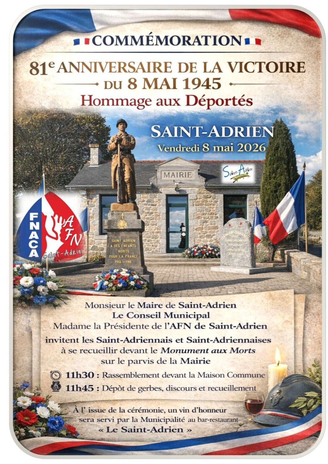 81 ème anniversaire 8 mai 1945