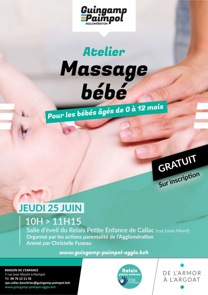 atelier massage bébé