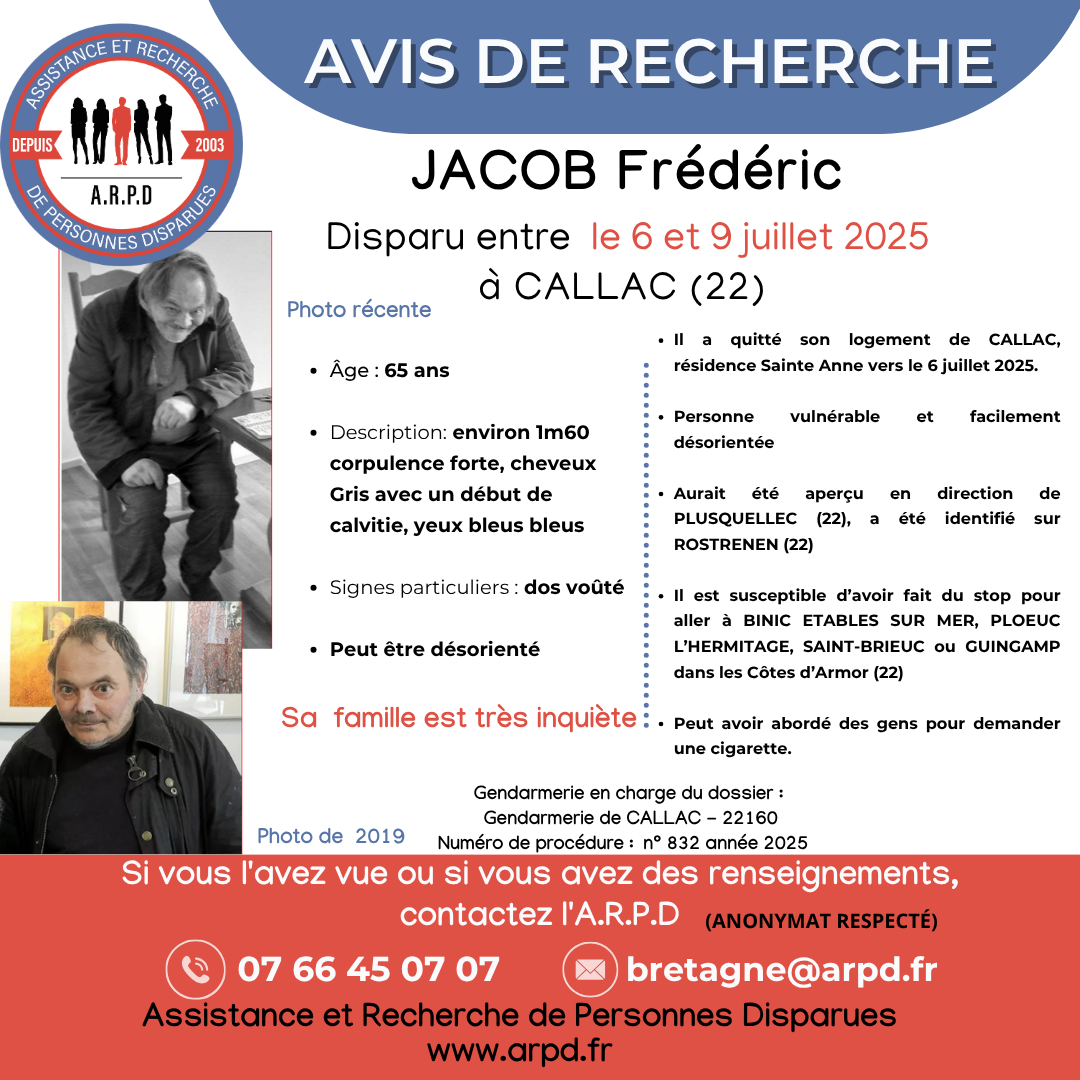 avis de recherche