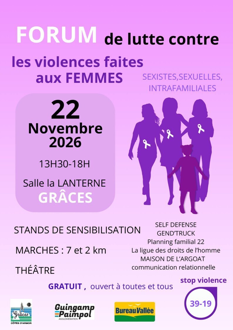 MARCHE VIOLETTE GRACES - 22 novembre 2026