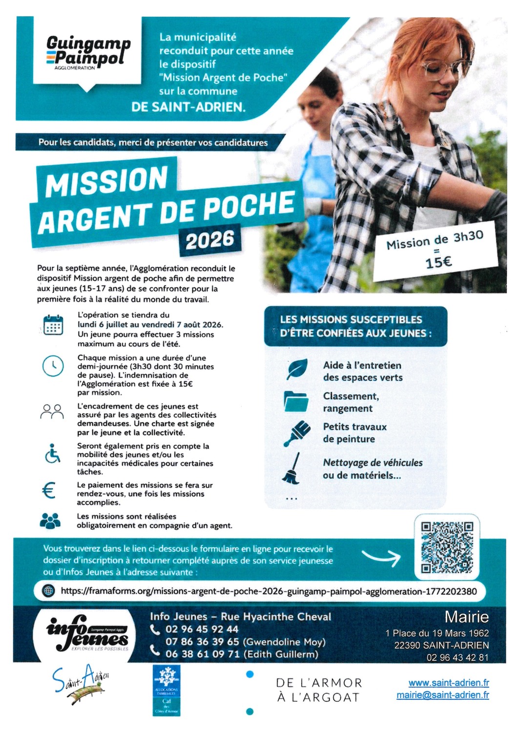 Mission argent de poche 2026